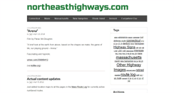 Desktop Screenshot of northeasthighways.com