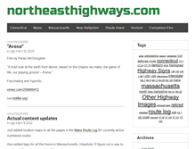 Tablet Screenshot of northeasthighways.com